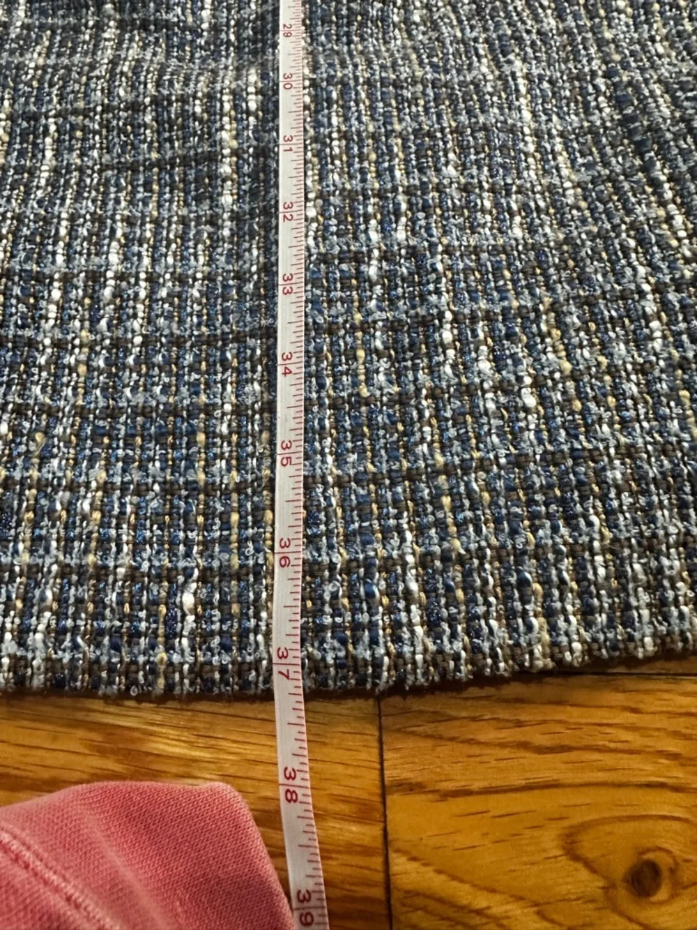J. Crew Silvermist Blue Tweed Sheath Dress Flutter‎ Sleeve Business Sz 8